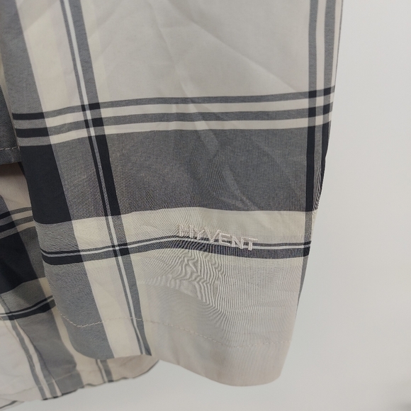 The North Face Plaid Hyvent Jacket  Black and White Size Small - Picture 3 of 10